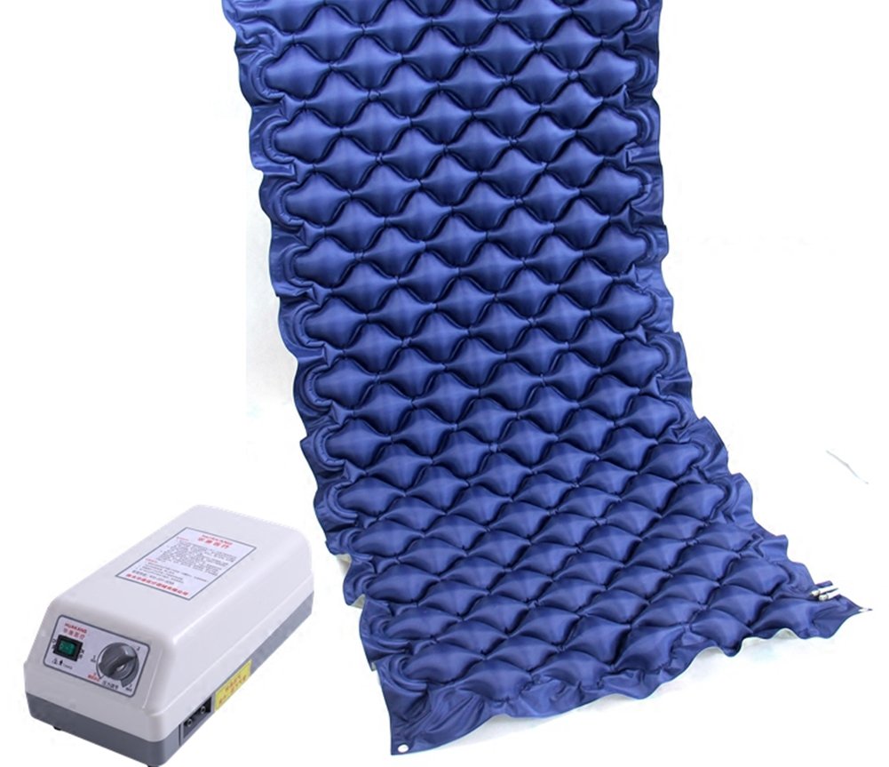 Colchón antiescaras con Colchón antiescaras con presión alternante especial reduce la presión y el dolor Alta calidad y fiabilidad 187 * 90 * 7CM