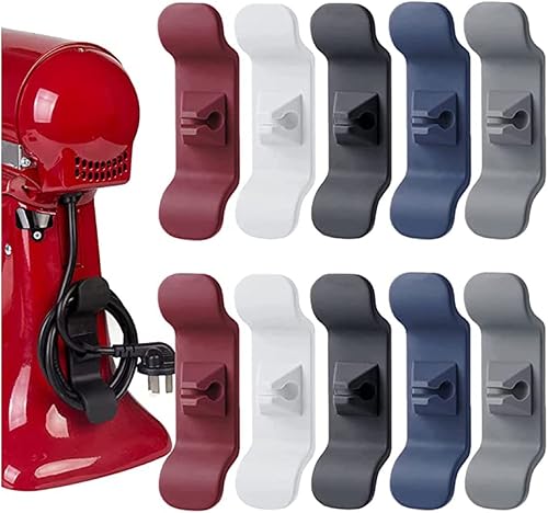 BLUGY Práctico organizador de cables para electrodomésticos de cocina en silicona para cables de cocina