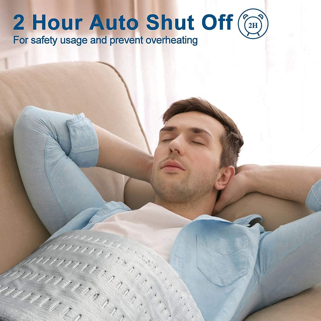 Amazon.com: ZXU Heating Pad for Back Pain and Cramps Relief, 12” x