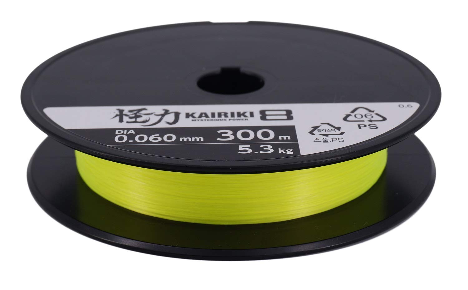 Shimano Kairiki 59WPLA68R3 - Lenza da pesca intrecciata, 8, 300 m, colore: giallo