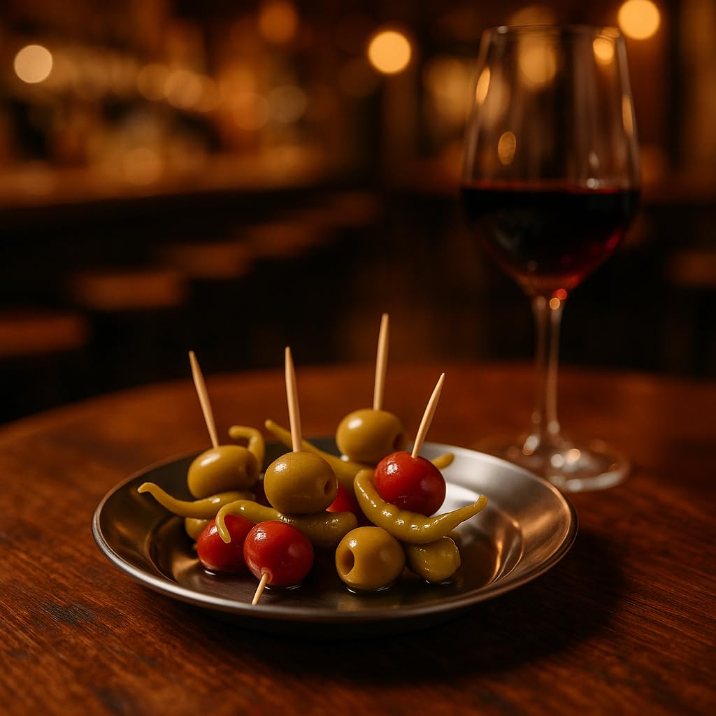 Menax - Platos 18 Centímetros para Aperitivos de Acero Inoxidable - Set de 12 Platos Reutilizables para Tapas y Snacks - Uso Profesional en Bar y Restaurante