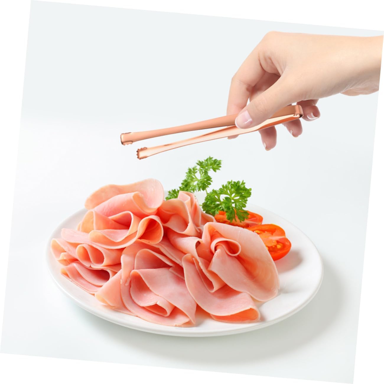 Hemobllo 3Pcs Slip Stainless Steel Sugar Cube Clips Ice Tongs and Stylish Food Serving Tongs for Barbecue and Kitchen Use Finish