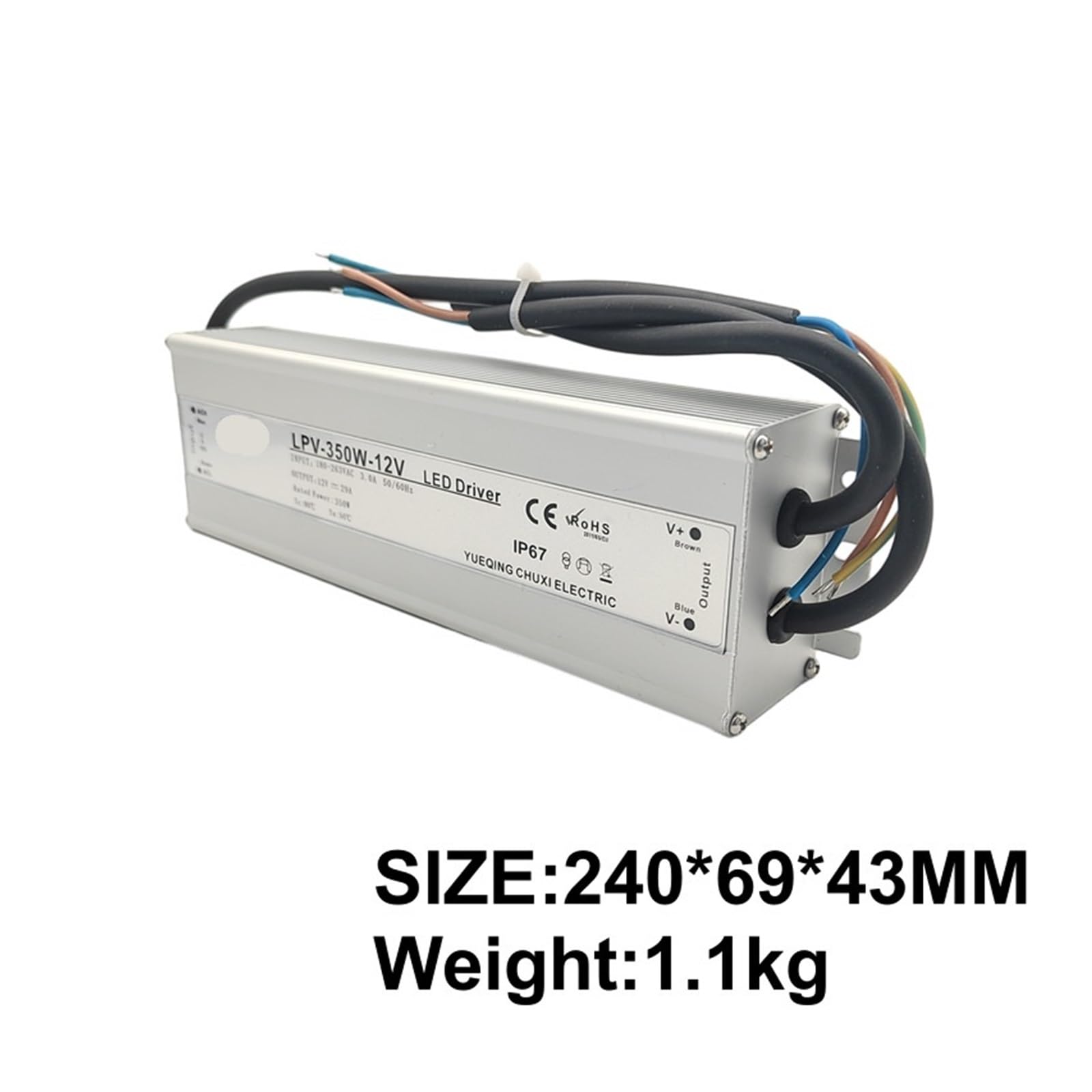 400W 350W 300W Wasserdichter LED-Treiber 12V 24V 36V 48VDC Outdoor-Abdichtungs-Schaltnetzteil LPV-400W 350W(48V_300W)