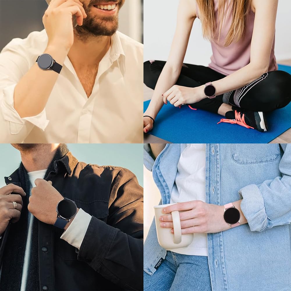 Silikon Pasek Zegarka do Amazfit GTS 4/4 Mini/3/GTS 2/2e/2Mini/GTR Mini/GTR 42mm, 20mm Sport Paski Bransoletka Pasek do Amazfit Active 2/Active 3/Bip 3/3 Pro/U/U Pro/S/S Lite
