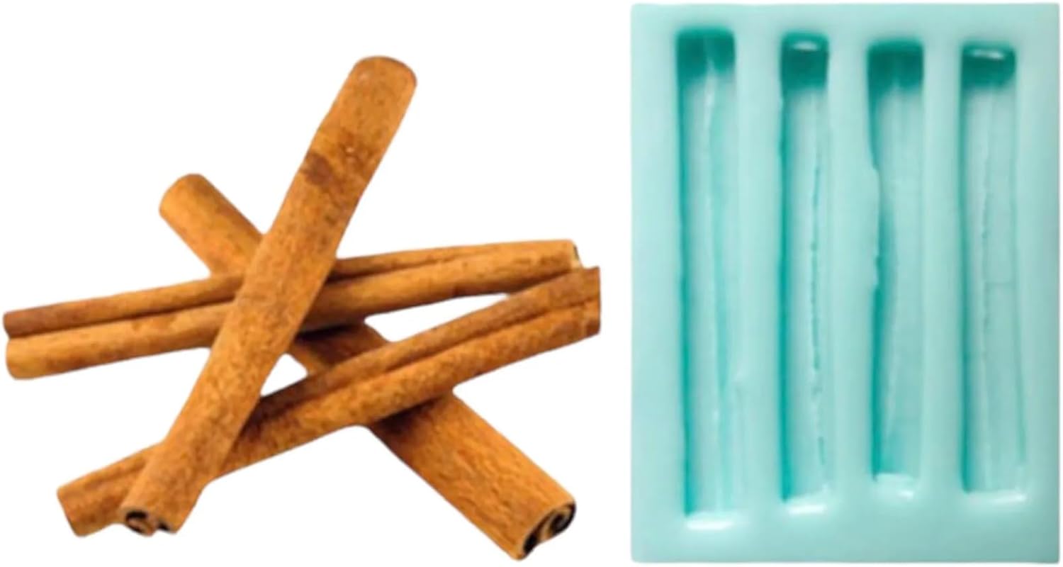 Cinnamon Stick Silicone Mold | Realistic Food Shapes | Mold for Candle | Wax| Resin. Not Food Grade