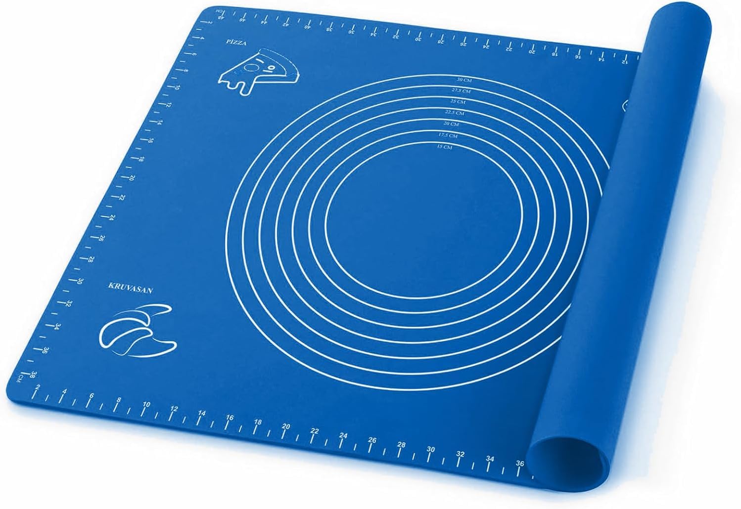 Promosyonca Silikon Hamur Matı, 40x50 cm, Farklı Renk Seçeneği (Turuncu)