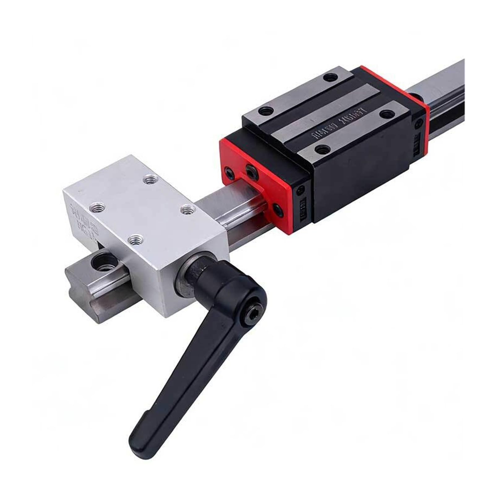 Guide linéaire HGR25 bague de fixation de rail cnc en alliage aluminium