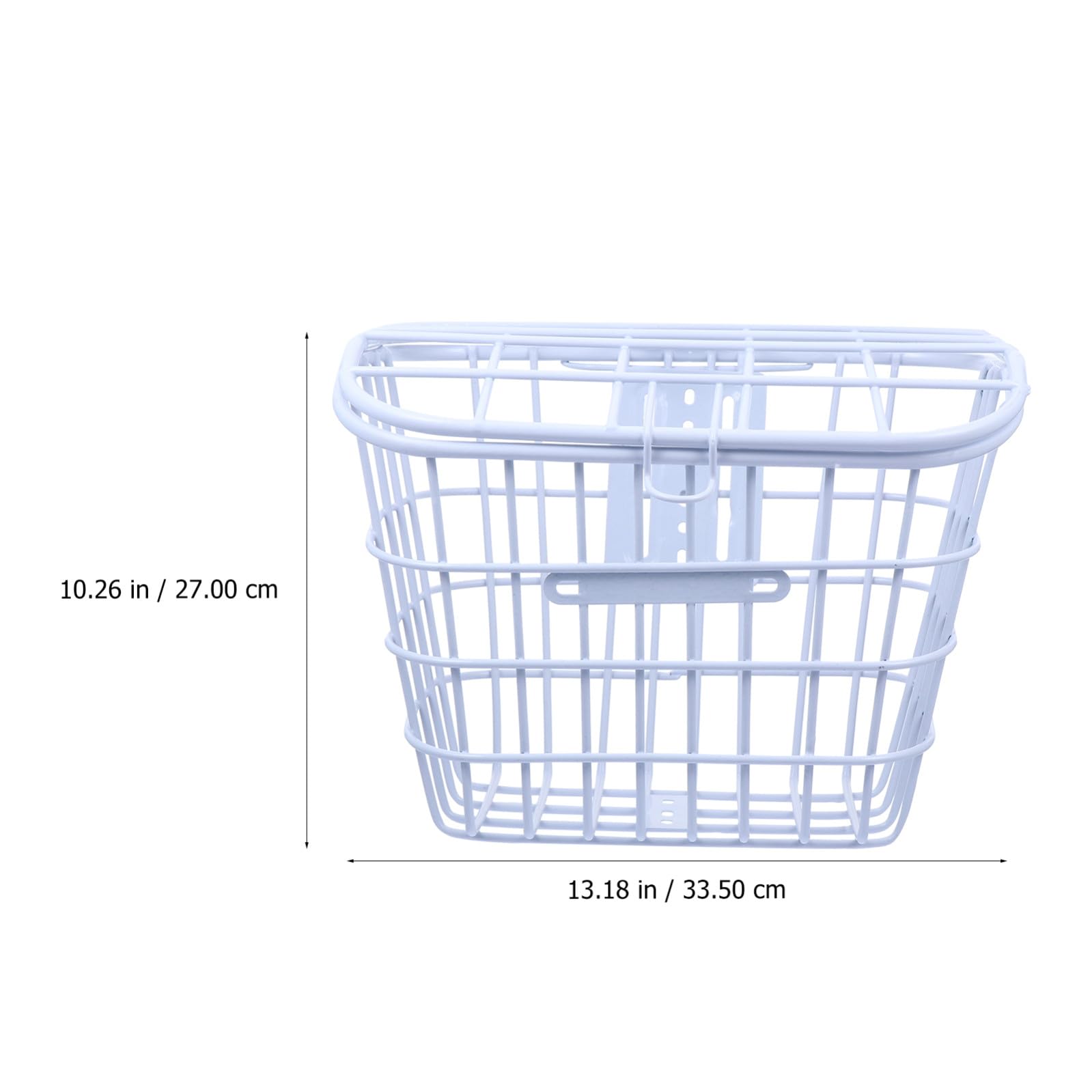 Cesta Estable Delantera Bicicleta para Eléctrica de Hierro Accesorio Grueso Tapa y Seguro Adecuado al en para Uso Aire Libre