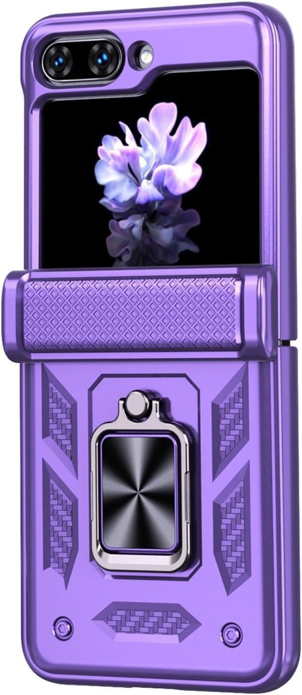 Funda con bisagra for Samsung Galaxy Z Flip 8, cubierta magnética mate