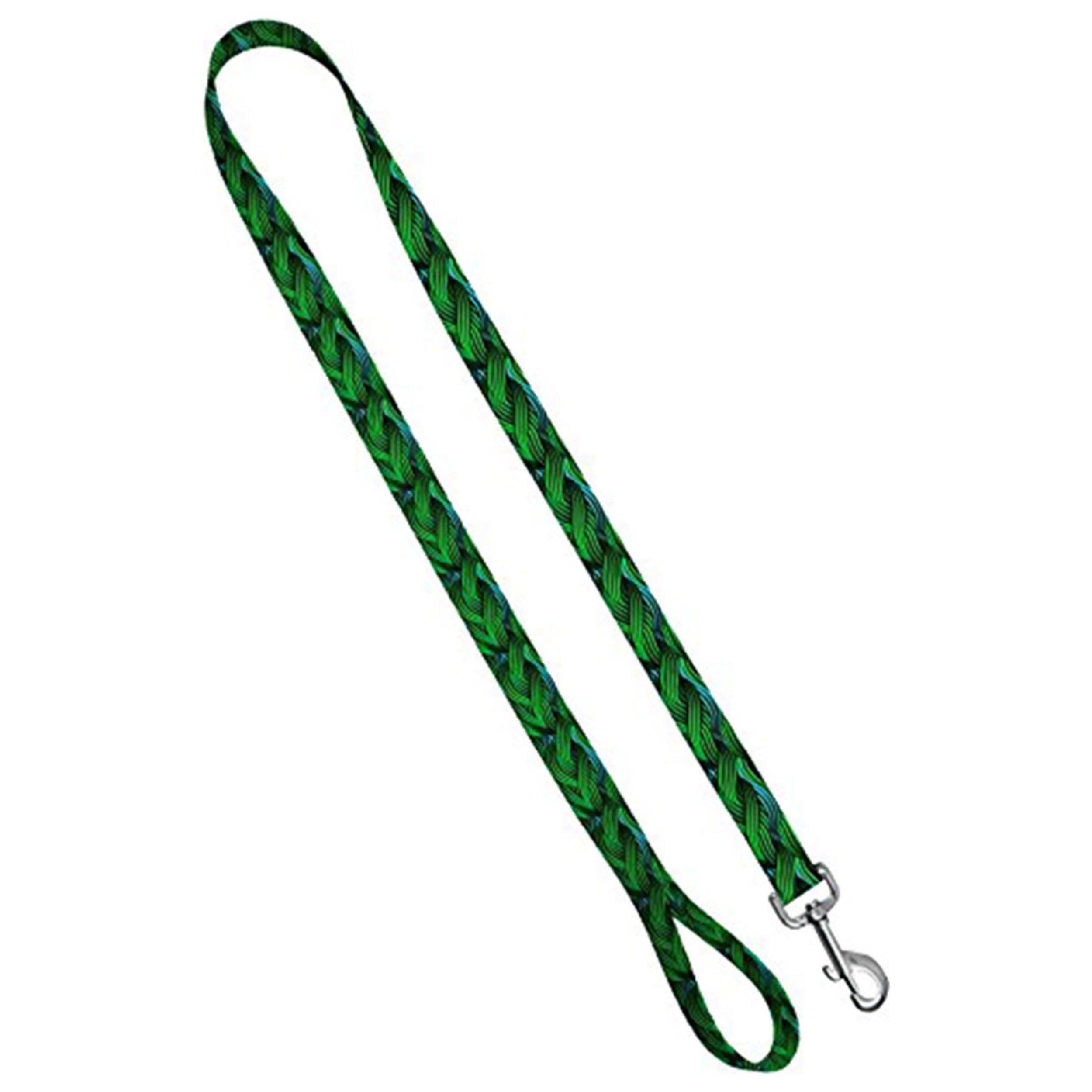 Camo Dog Leash - Camouflage Dog Lead Waterproof with Easy Grip Loop – 1 Inch x 4 Feet, Jungle Weave