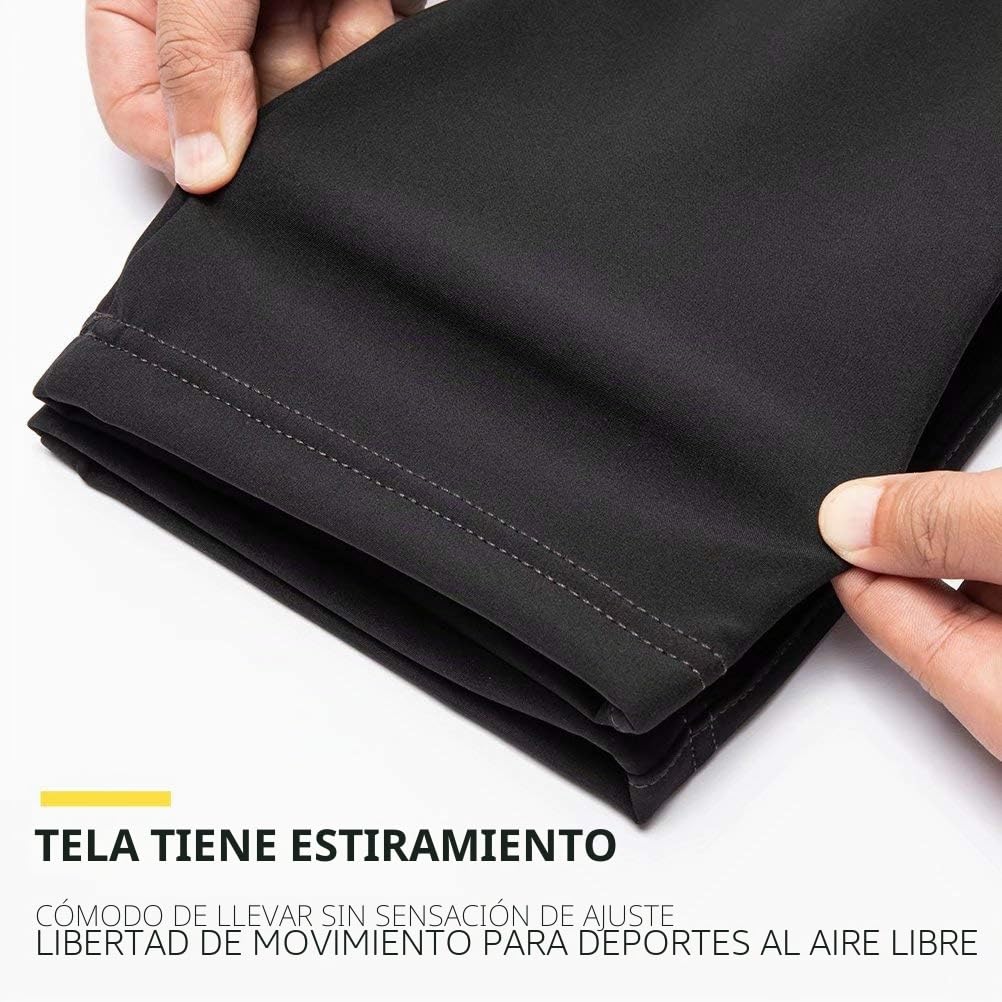 FLYGAGA Pantalones Softshell de esquí al Aire Libre para Mujer Pantalones de Senderismo Forro Polar Pantalones Impermeables de Secado rápido Pantalones funcionales Otoño Invierno