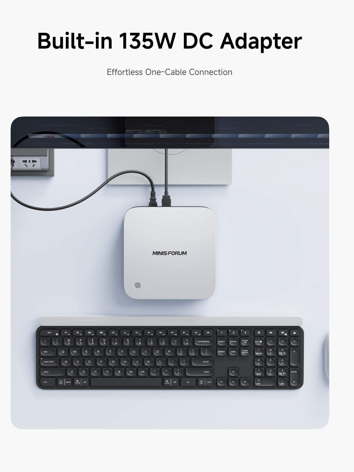MINISFORUM Mini PC AI X1 Pro Barebone with AMD Ryzen AI 9 HX370(12C/24 T)&AMD Radeon 890M Mini Gaming PC,8K Quad Output(HDMI+DP+2xUSB4),Dual 2.5 LAN/WIFI7/BT5.4/Oculink,Copilot PC(NO RAM/SSD/OS) — view 5