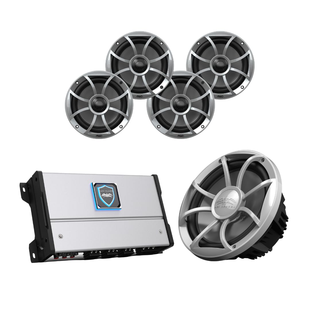 wet sounds HTM-6 - HTM Series Amplifier 900W Full-Range Class-D RMS @4 OHM, 2 Pairs Recon 6-S 6.5