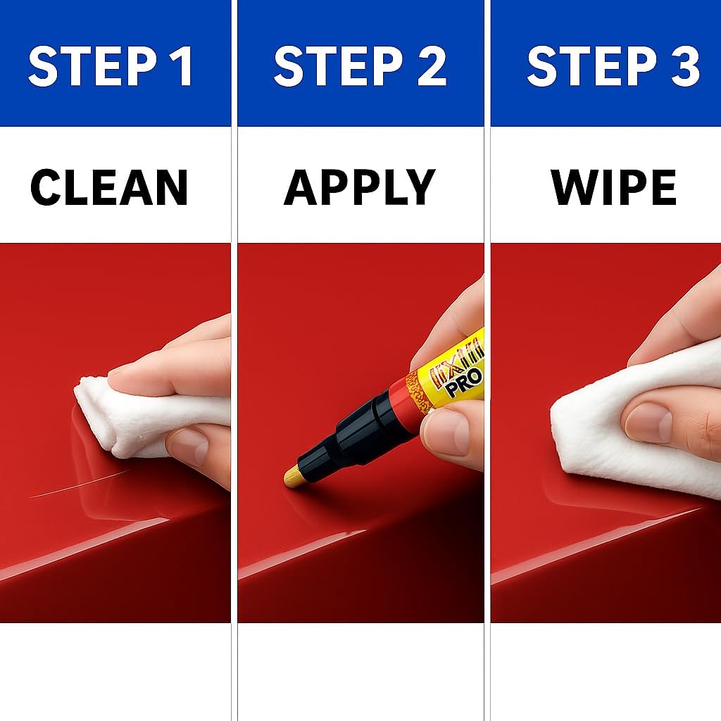 Fix It Pro Clear Coat Scratch Repair Pen for Cars, Fast Touch Up Any Color