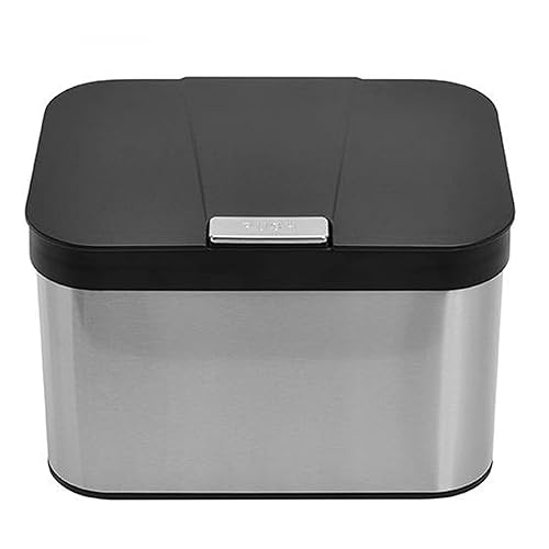 Contenedor de compostaje para encimera, cubo de compost sellado para interiores, contenedor de basura de alimentos, contenedor de compost de cocina