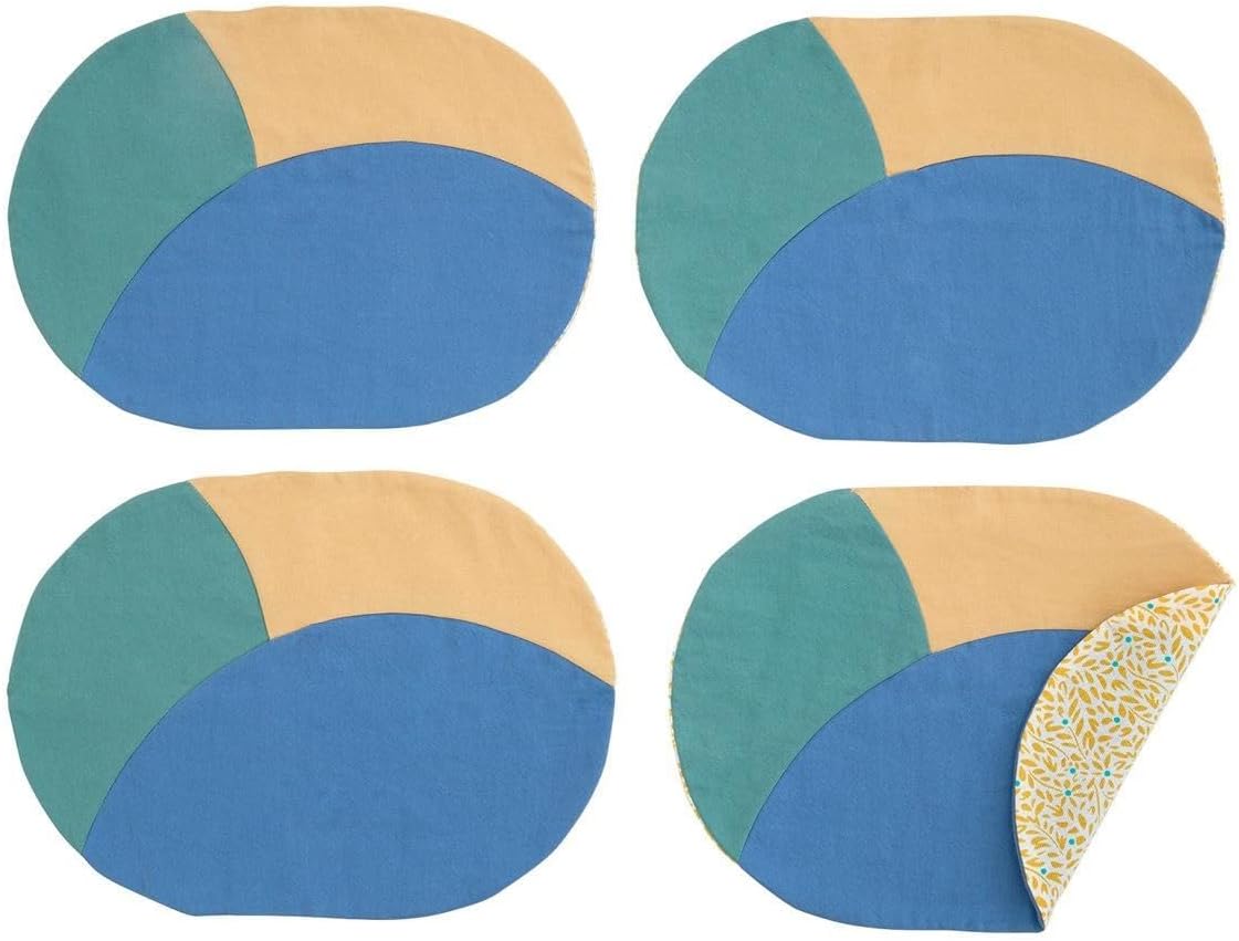Kaplan Early Learning Double-Sided Placemats - Set of 4