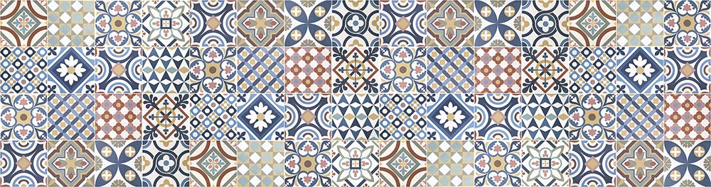 VINILIKO Gimaraes Alfombra de Vinilo, Multicolor, 66x250