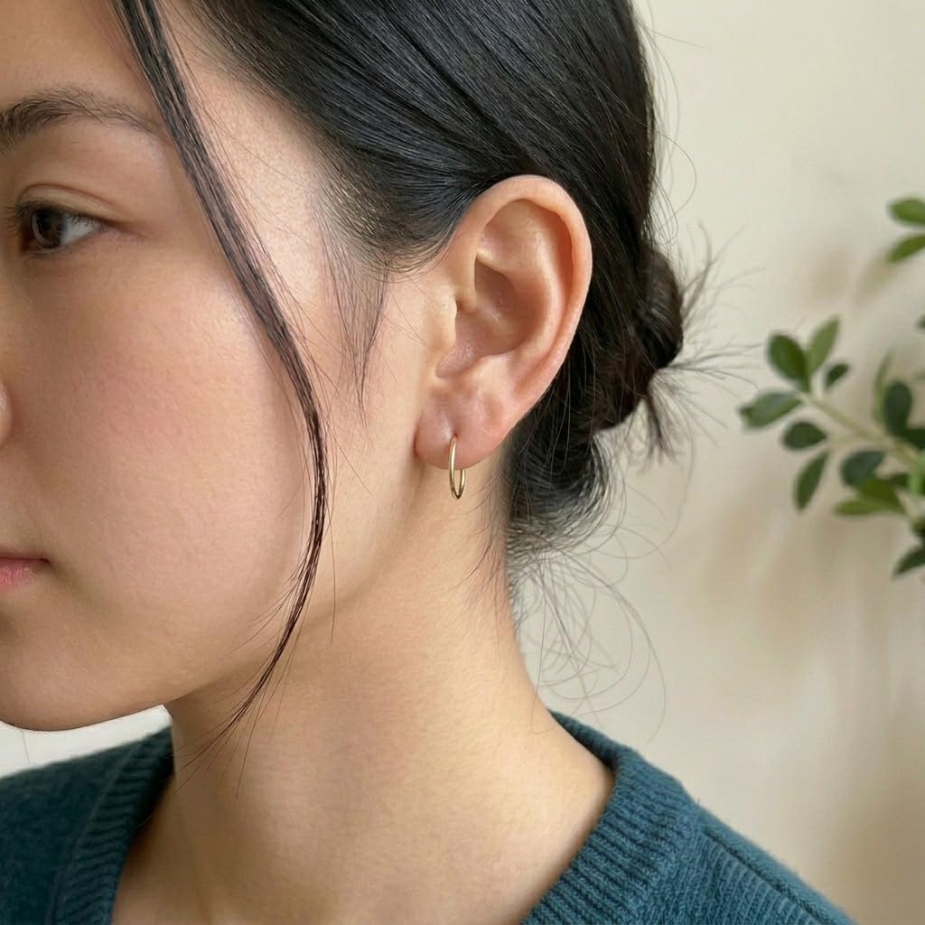 365 Sleepers 1Pc 316L Surgical Steel Hinged Segment Ring Hoop – Implant Grade Hypoallergenic Septum Nose Lip Cartilage Helix Tragus Earring Body Piercing Jewelry, 20G-2G