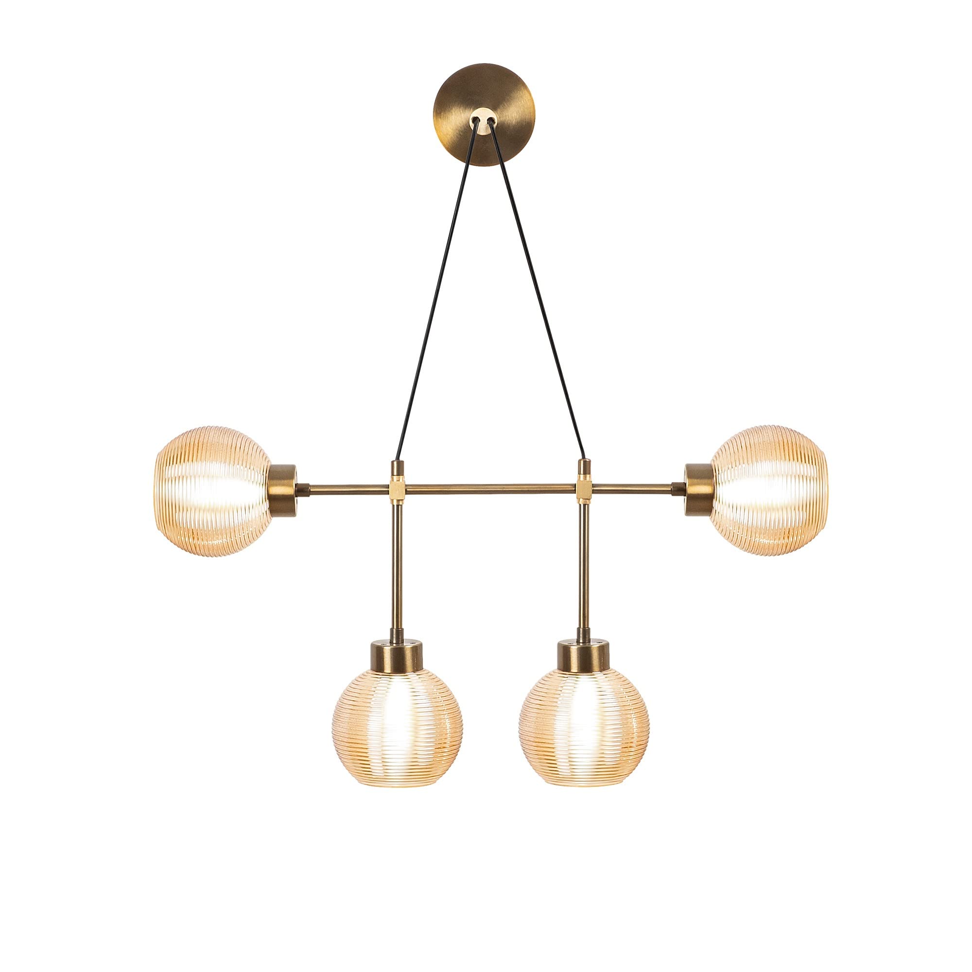 WELL HOME MOBILIARIO & DECORACIÓN Aplique de pared, metal, vintage, 78x15x65, casquillo e 27 max 40 w