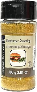 Encore Hamburger Seasoning 108g - Perfect Blend of Herbs and Spices, Versatile Uses, Convenient Packaging of 108g