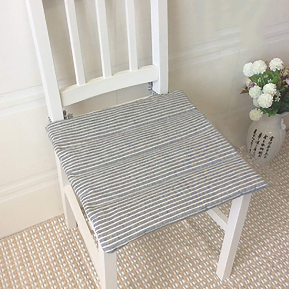 Coussin de chaise doux réversible bleu marine pour éliminer l'inconfort de l'assise