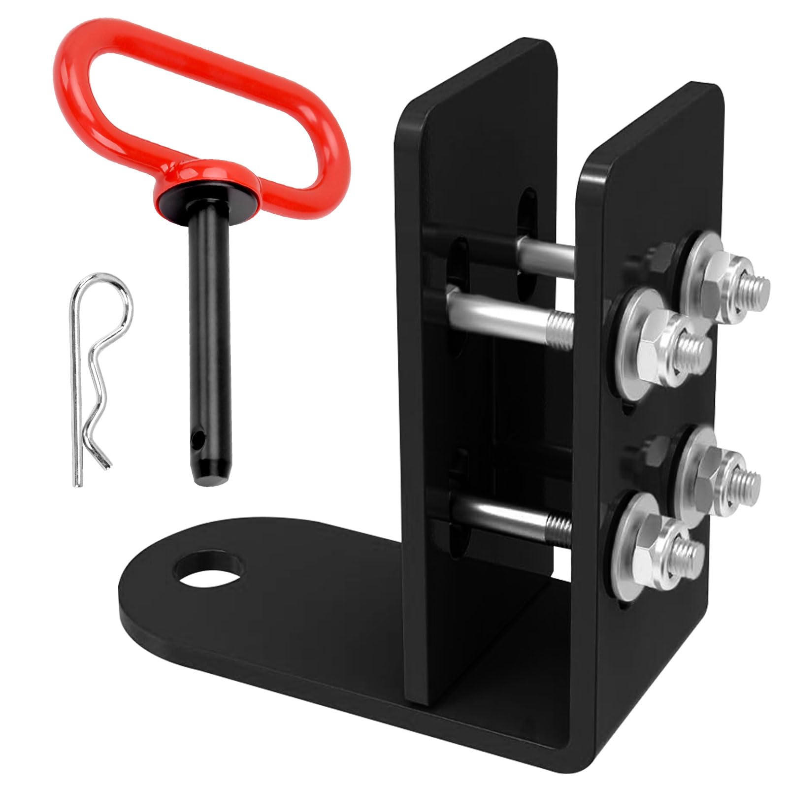 Photo 1 of KINTLE Heavy Duty Zero Turn Lawn Mower Trailer Hitch Kit with Magnetic Pins