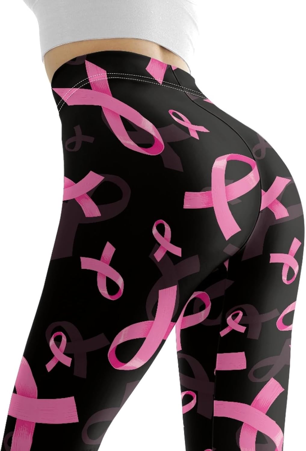 NDISTIN Women's High Waisted Yoga Pants Athletic Sports Running Leggings Full Length Tummy Control Printable