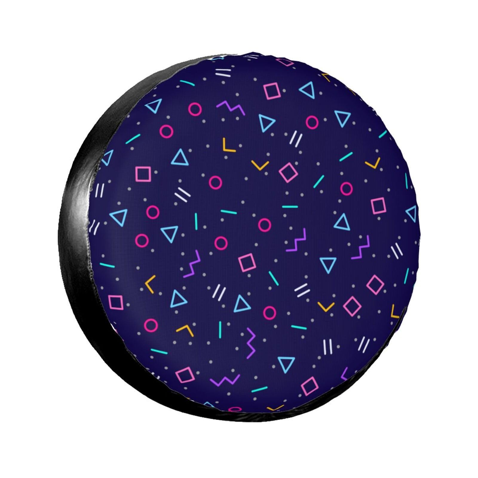 Abstract Geometrical Spare Tire Cover Dust-Proof Wheel Tire Cover Protector For SUV RV Trailer Car 14 15 16 17 Inch - View #11