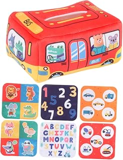 Toyvian 5 Peças Caixa De Tecido Não Podre Brinquedos Montessori Para Bebês Brinquedos De Natividade Para Crianças Brinquedos Squiz Brinquedos Infantis Brinquedos De Natal Brinquedos