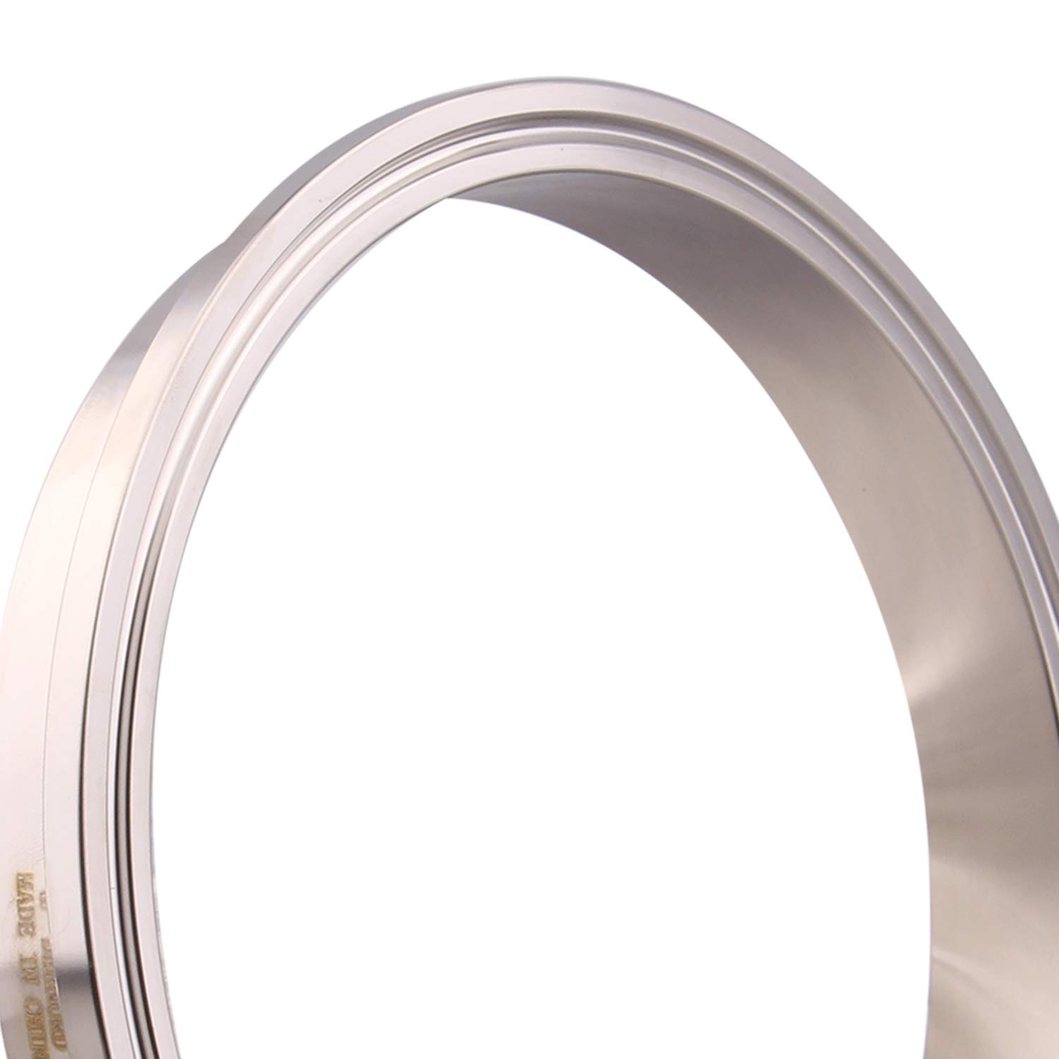 DERNORD Acero inoxidable 304 Sanitario, abrazadera de soldadura larga virola se adapta a tres abrazaderas (tubo de 152 mm/6 pulgadas OD)