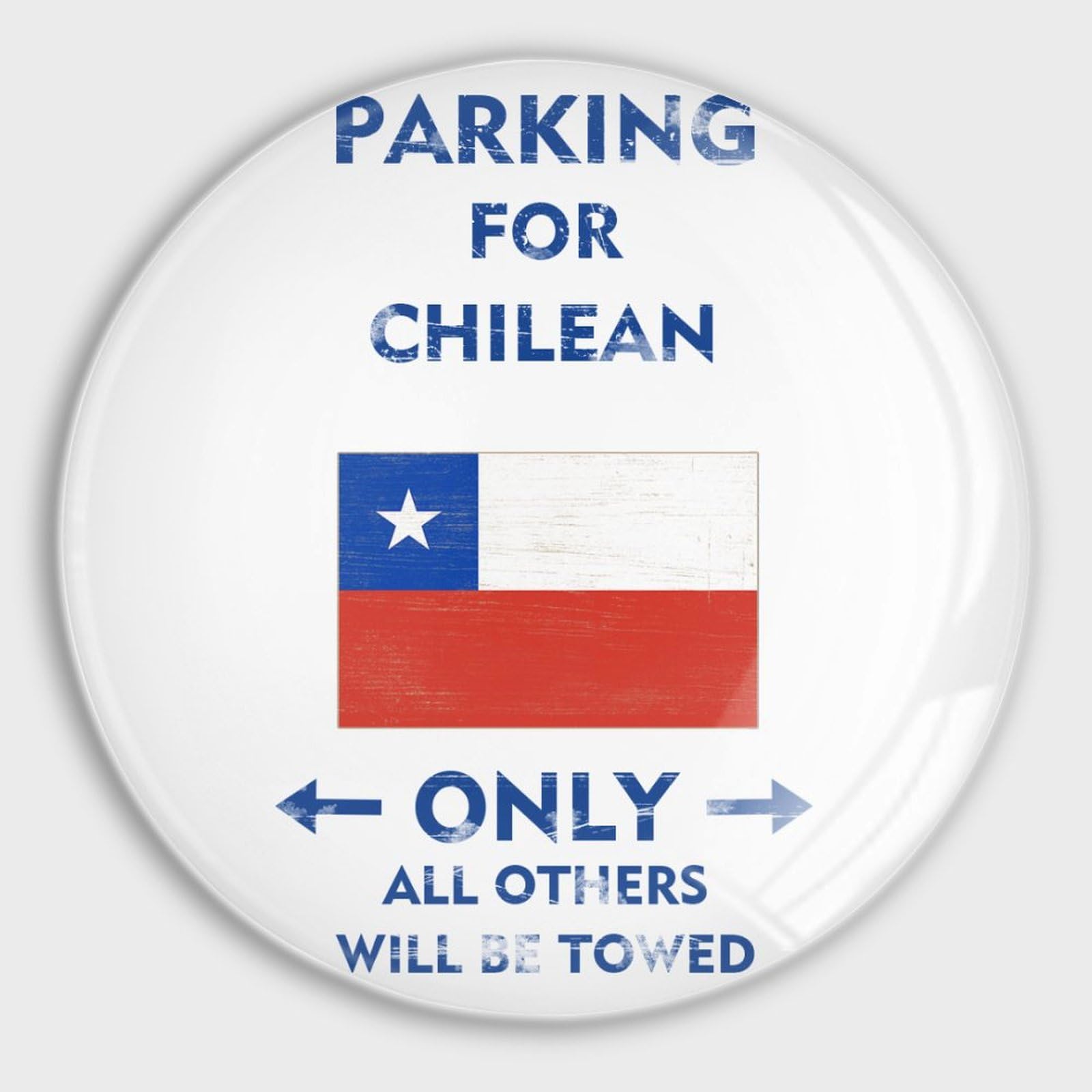 Aimants de réfrigérateur avec drapeau national du Chili pour frigo