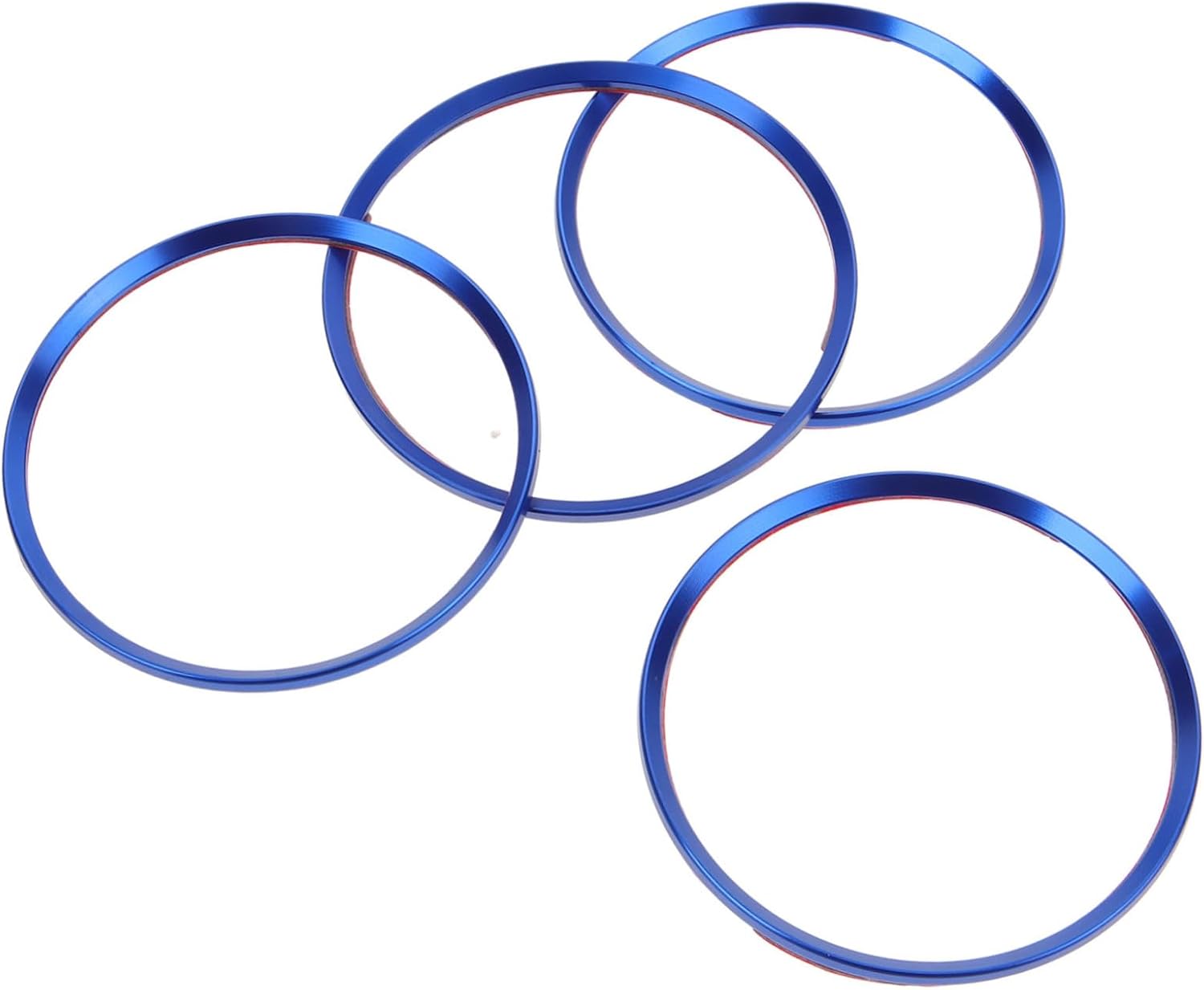 Unomor Car Wheel Hub Cap Ring Decorative Ring Stylish Wheel Hub Cover Trim Aluminum Alloy for
