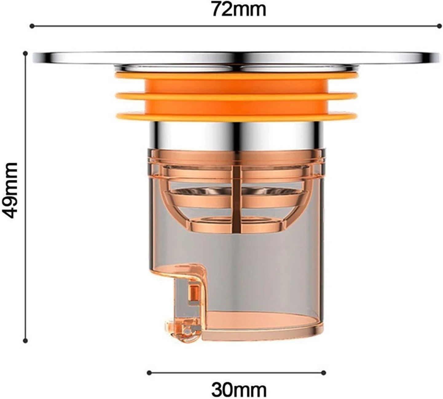 Shower Drain Smell Stopper， 1pcs Valve Sewer Core Anti-Odor for Kitchen Bathroom Strainer Cover Water Filter