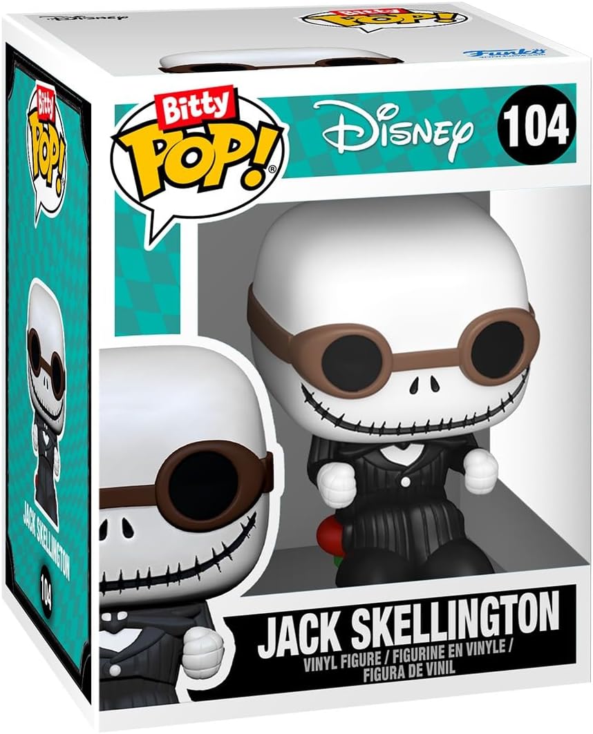 Funko Pop! Bitty Ride: The Nightmare Before Christmas - Jack with Snowmobile - Disney Collectable - Gift Idea - Official Merchandise - Toys for Kids & Adults - for Collectors and Display