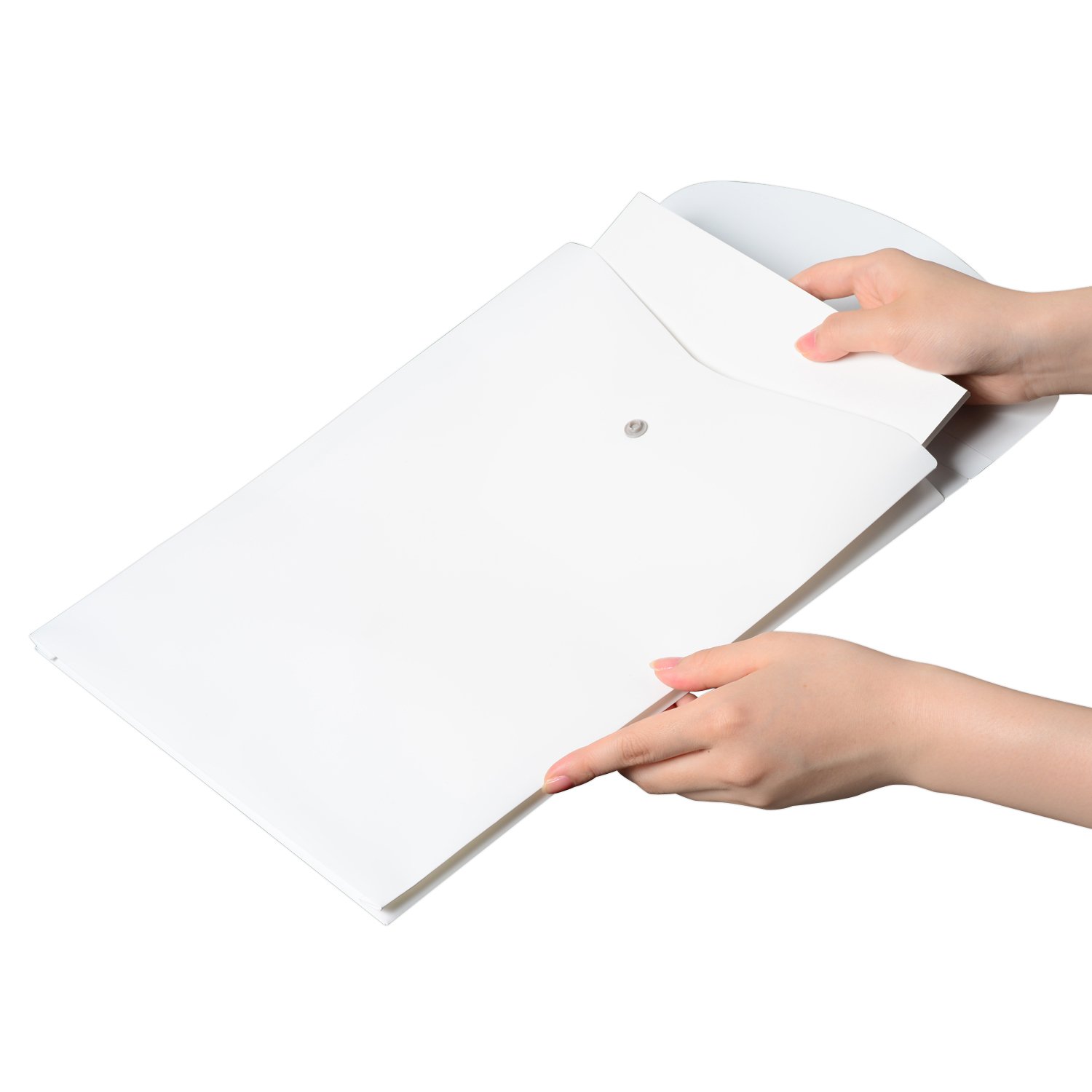 Amazon.co.jp: プラス ホルダー ポケット付エンベロープ(マチ付)タテ型