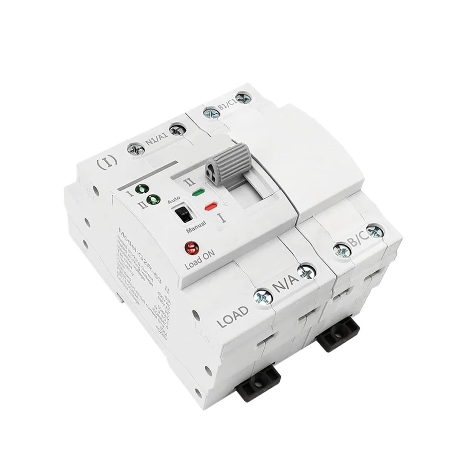Selettori elettrici con interruttore di trasferimento automatico a doppia alimentazione Rail 2P 4P Alimentazione ininterrotta 63A 110V 220V