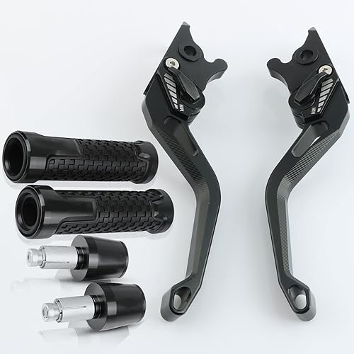 Brake Clutch Motorcycle Brake Clutch Lever Adjustable Motorbike Handle Bar Accessories 3D Rhombus CNC With Logo For Yamaha MT07 MT-07 MT 07 2014