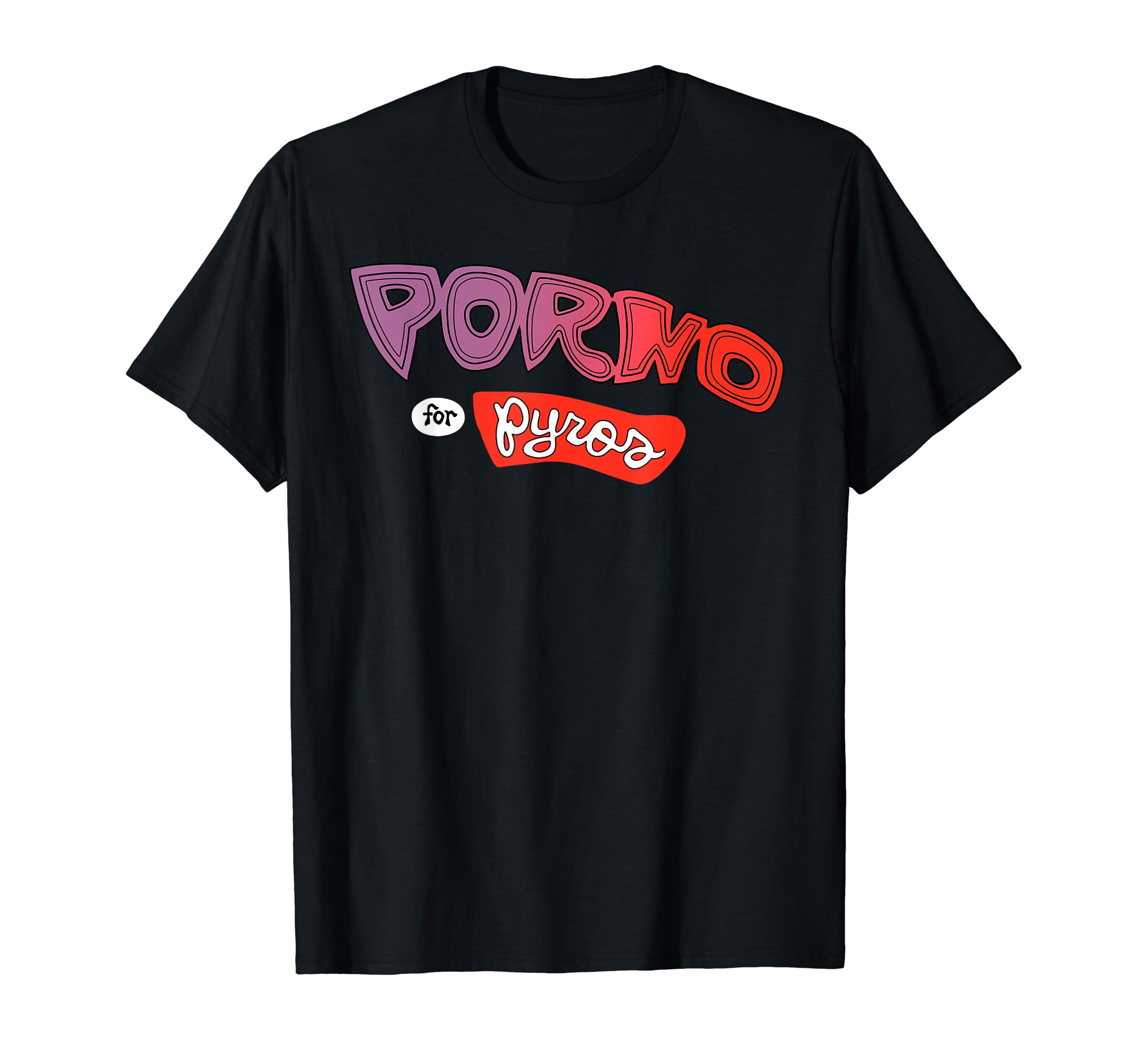 Amazon | Porno For Pyros - Logo Black Tシャツ | Tシャツ・カットソー 通販