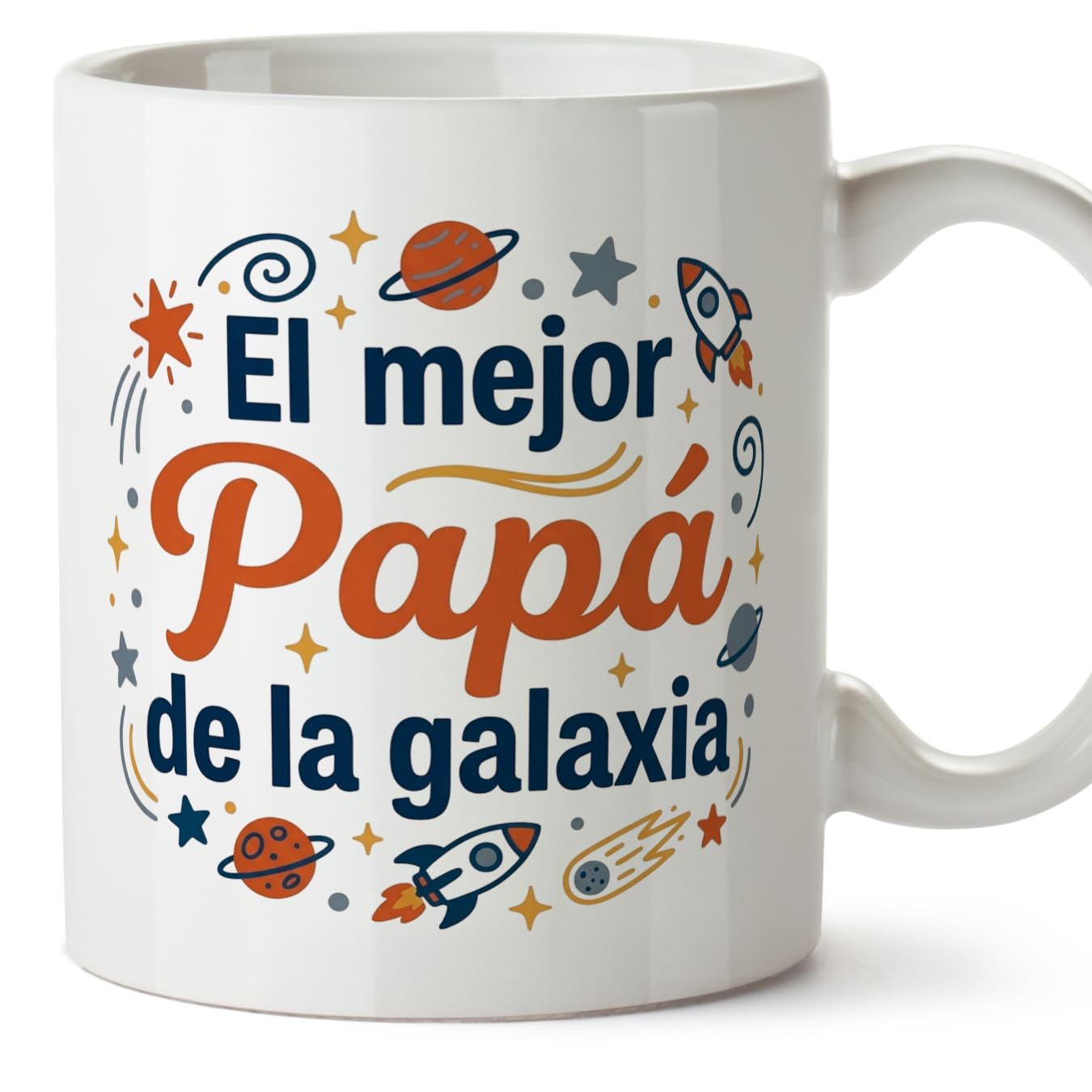 MUGFFINS Taza mamá con frase Para la mejor mamá del mundo en Español | regalo madre | 330 Ml 11 oz | Idea original para regalar | progenitores v3 — view 40