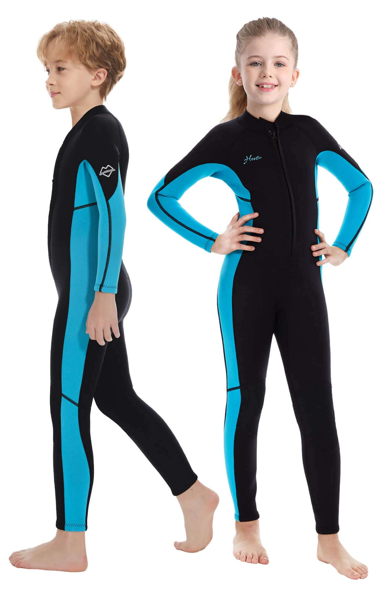 Hevto Kids and Youth 3/2mm Neoprene Full Shorty Suits 