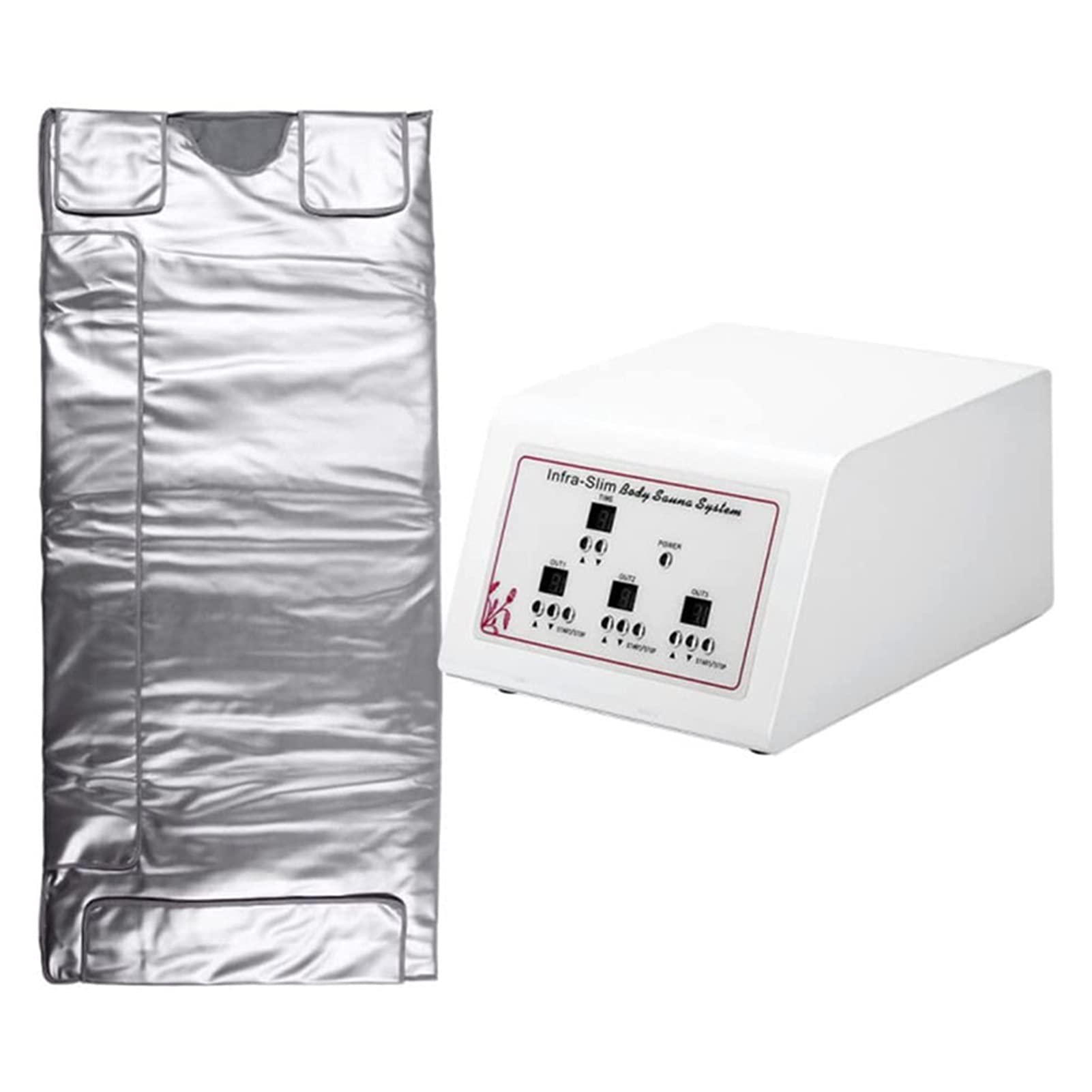 Coperta per sauna a infrarossi 3 zone (ABETE) Coperte da sauna Khan Steam Riscaldamento a vapore Coperte Body Shaper for la dimagrante terapia con coperta Anti-invecchiamento Controllabile a distanza