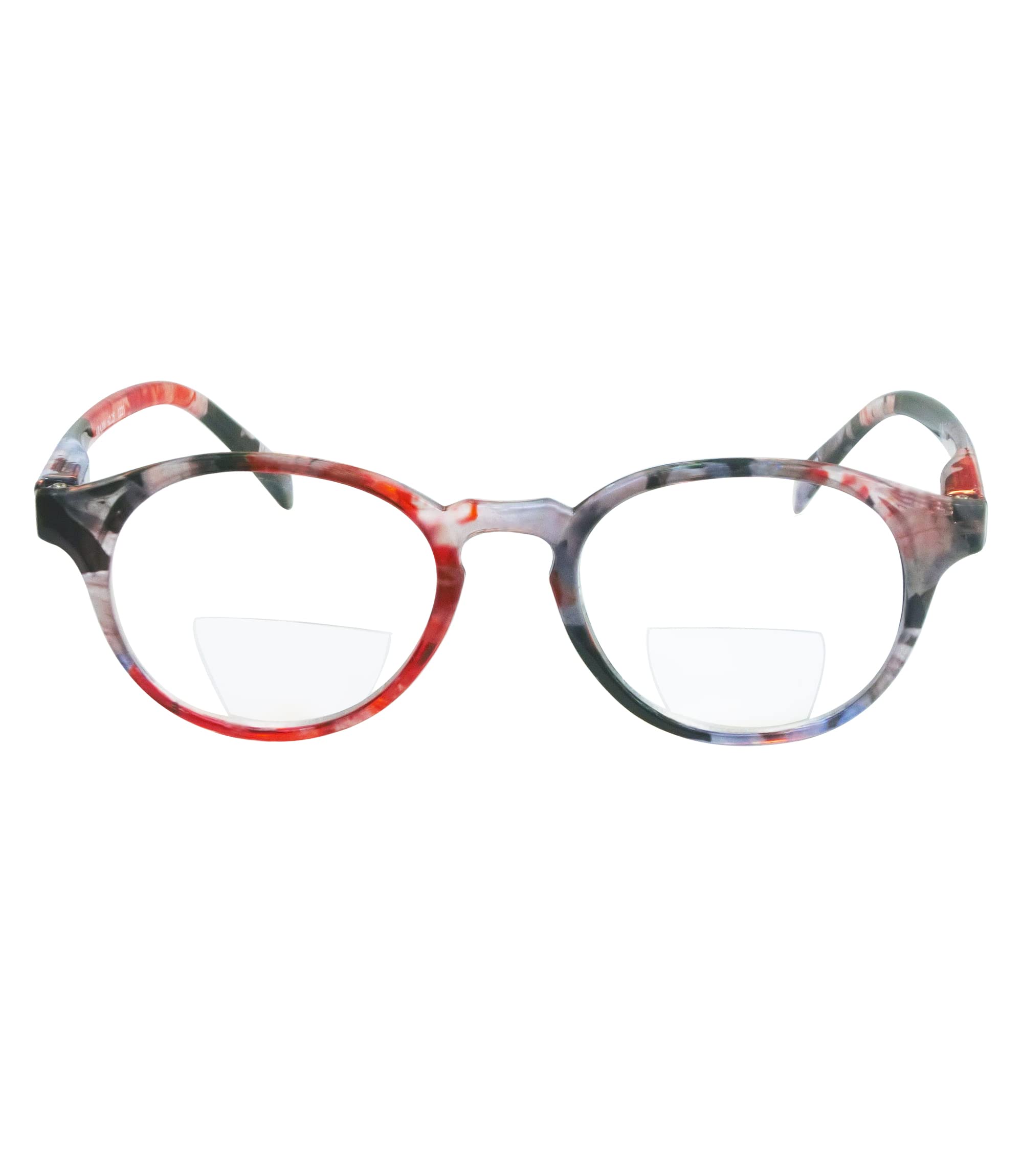 Abyss22 Reading Glasses, Spring Hinge, Bifocal readers for Women and Men (Rosa, 3.0)