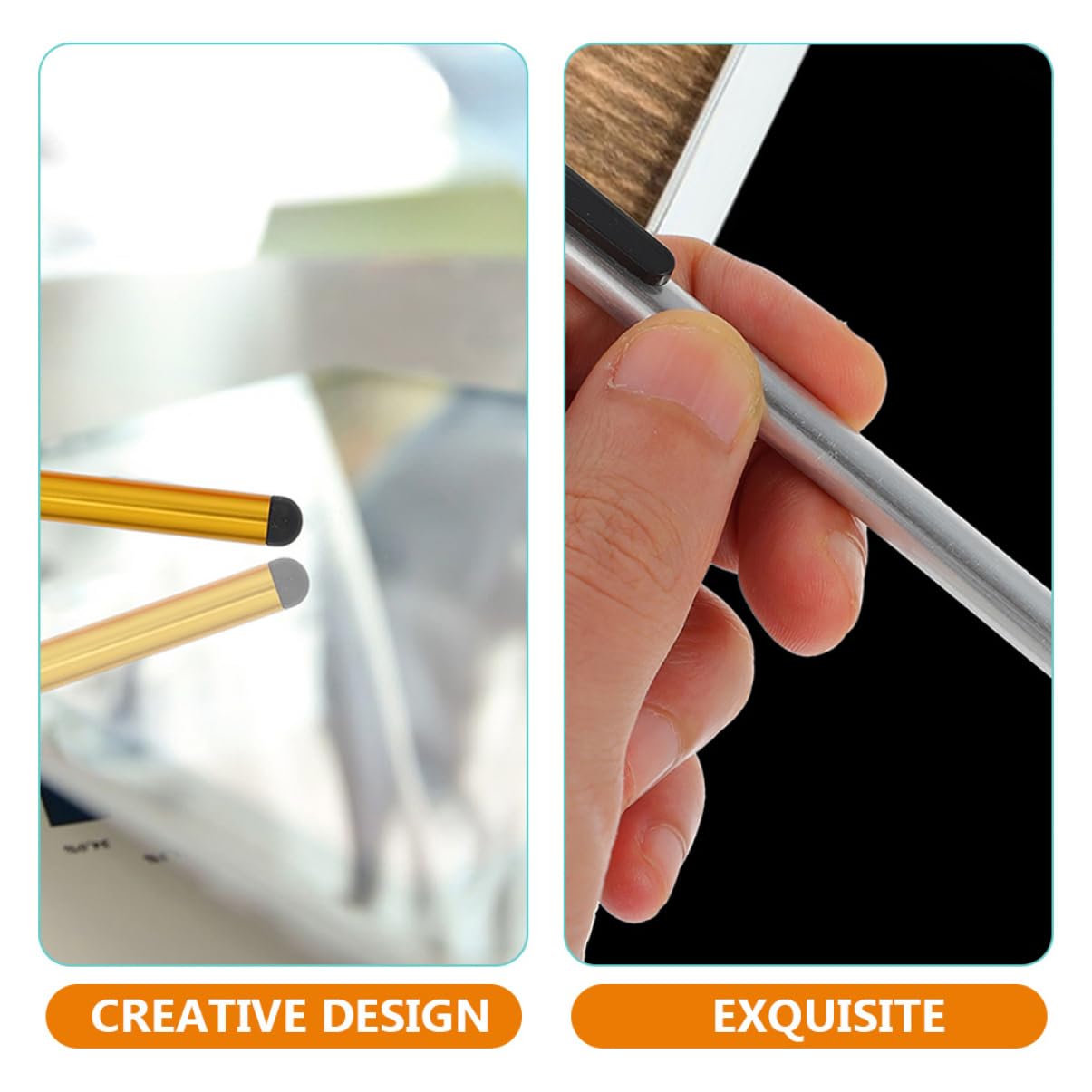 MAGICLULU 80 Piezas Pantalla Táctil Stylus Pluma Capacitiva Lápiz Óptico Lápiz De Pantalla Táctil Universal Lápiz De Precisión para Tabletas Bolígrafos Teléfono Metal Aleación De Aluminio