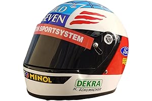 QJ 1995 Michael Schumacher F1 Helmet: Experience Speed and Style