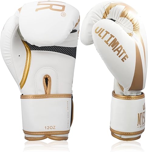 Miniatura 4 de MYSUPERSTAR Ultimate Boxing Kick Boxing Muay Thai Training Bag Guantes para hombres, mujeres, jóvenes, MMA UFC Guantes de boxeo Ed
