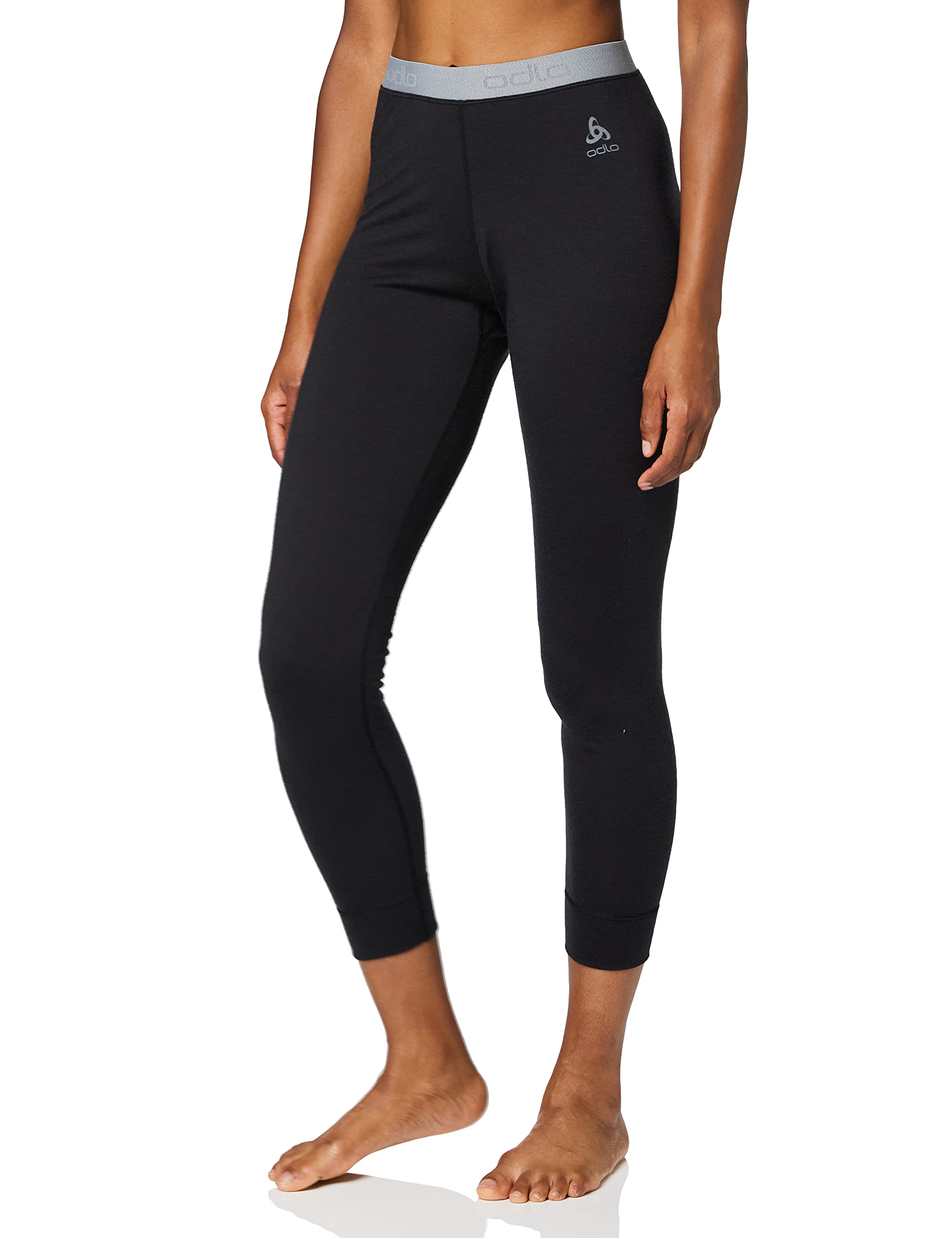 Odlo Thermo Leggings Damen Merino 200 in 3/4-Länge | Unterwäsche aus Merino | Warme Thermounterwäsche
