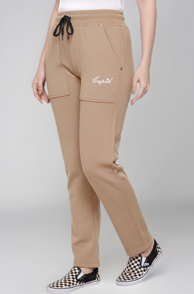 BRIEFING 新品　WOMEN’S WARM LOGO LINE PANTS Buy CUPID Loose Fit Warm Fleece Sweatpants, Solid Elastic Sports