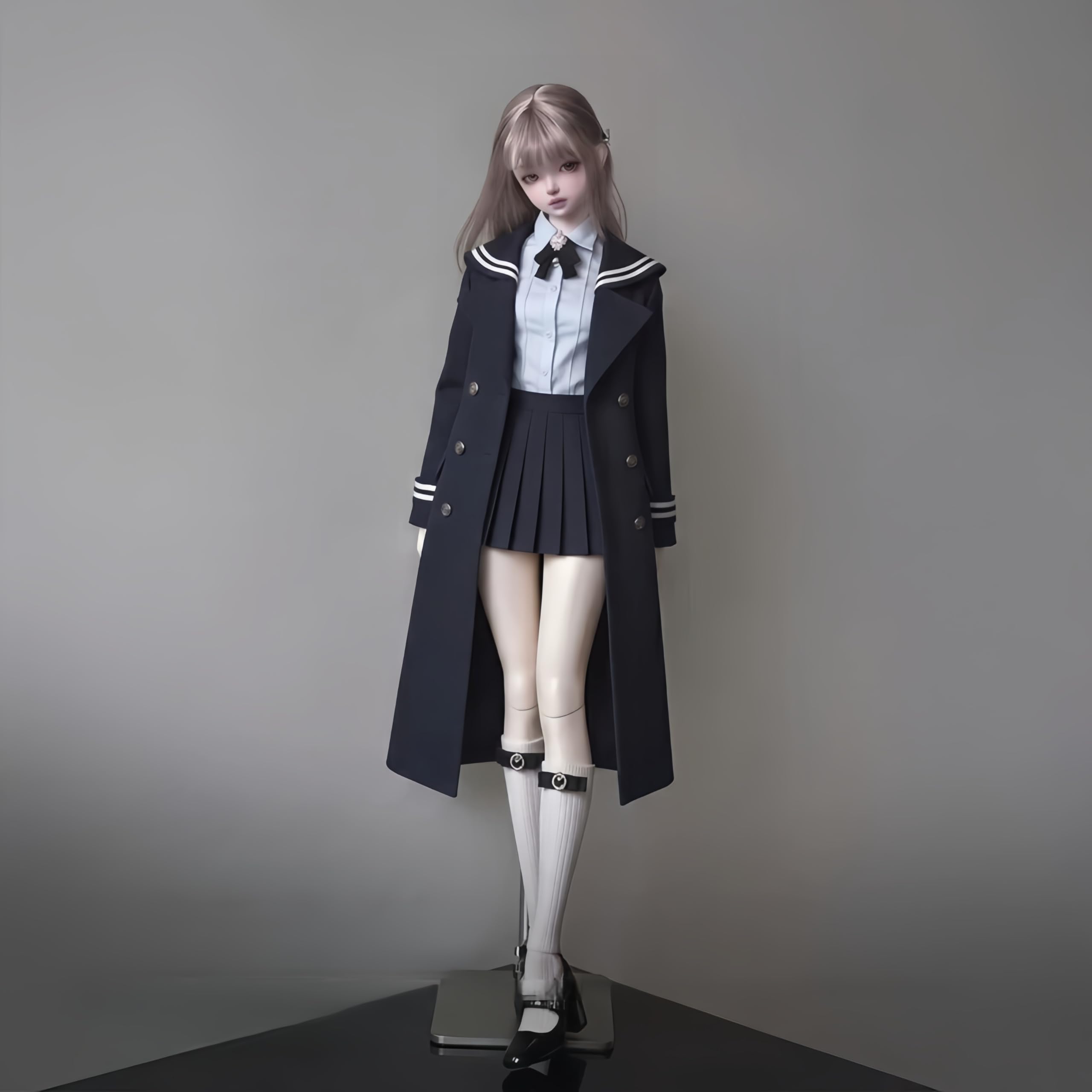 Bjd Puppenkleidung mit Kugelgelenk, handgefertigt, modisches Set, geeignet für 1/3 1/4 1/6 Bjd-Puppen (05, 1/4)