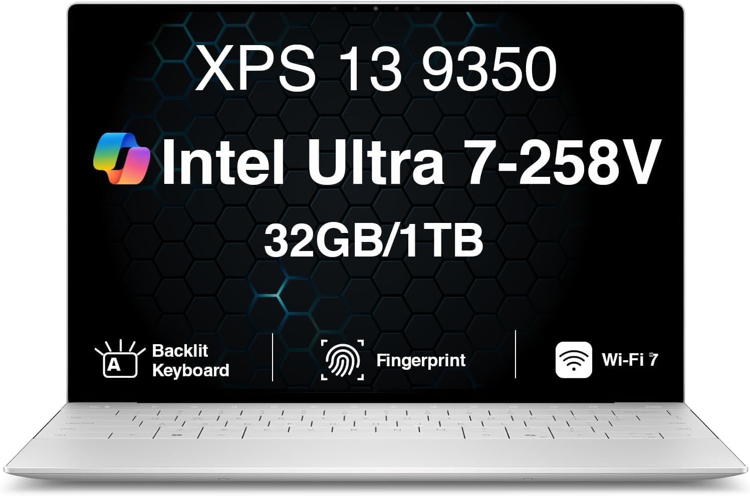 Dell XPS 13 9350 AI Business Laptop, 13.4" FHD+ 120Hz Display