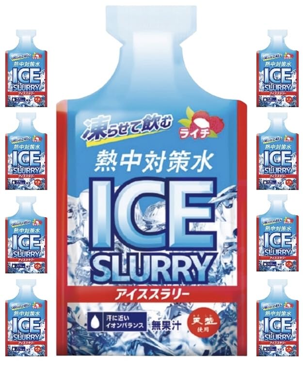Amazon.co.jp: 赤穂化成 熱中対策水 アイススラリー ライチ味 天塩使用